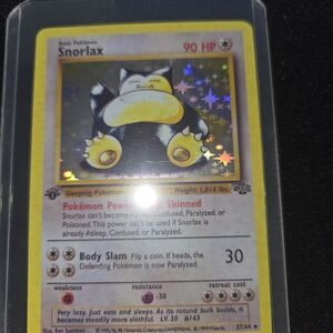 🎀Price Is Firm!🎀 Pokémon Snorlax Proxy Holographic
